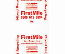 First Mile branded recycling bags