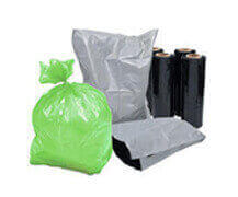 a range of poly bags and sheeting