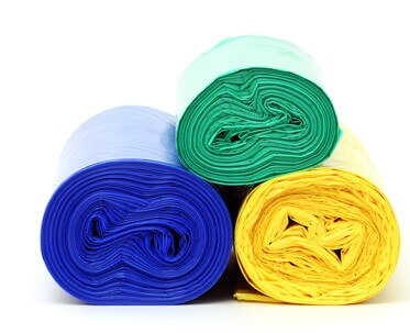 coloured waste bags Colour codes rubbish bags