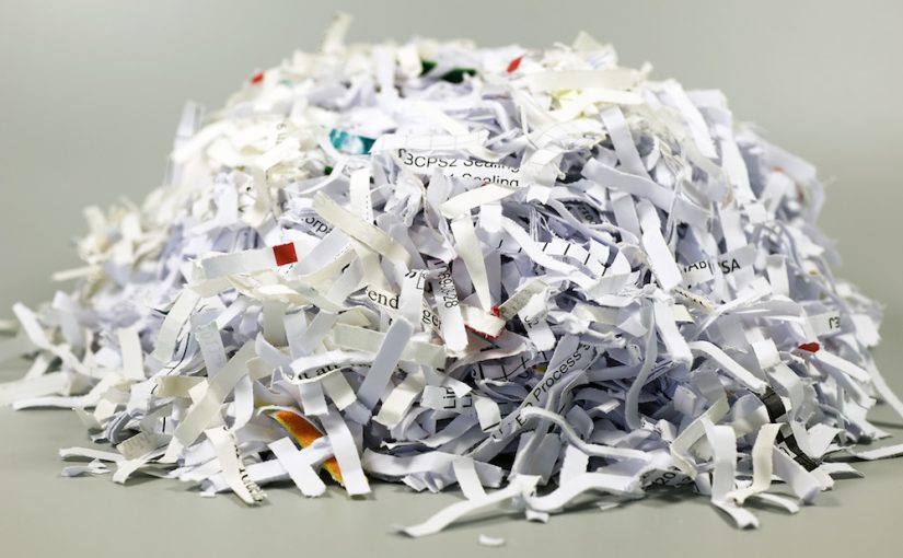 paper waste confidential documents