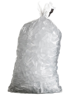 ice in low melt eva bag