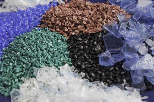plastics being recycled polythene is easy to recycle