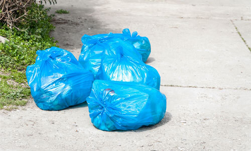 Kerbside waste bags