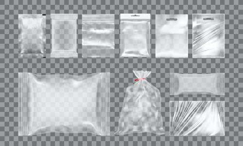 clear bespoke polythene bags