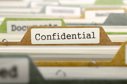 confidential Waste folder