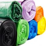 waste bags coloured