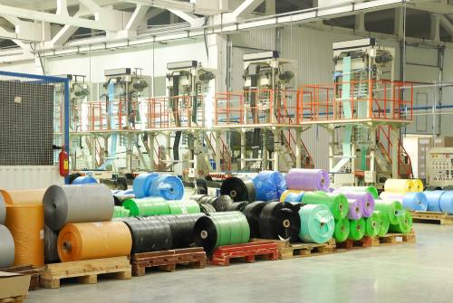 different polythene on rolls