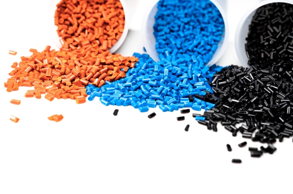 Colourful Polythene granules