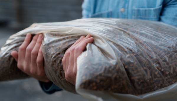 low melt EVA wood pellets bag